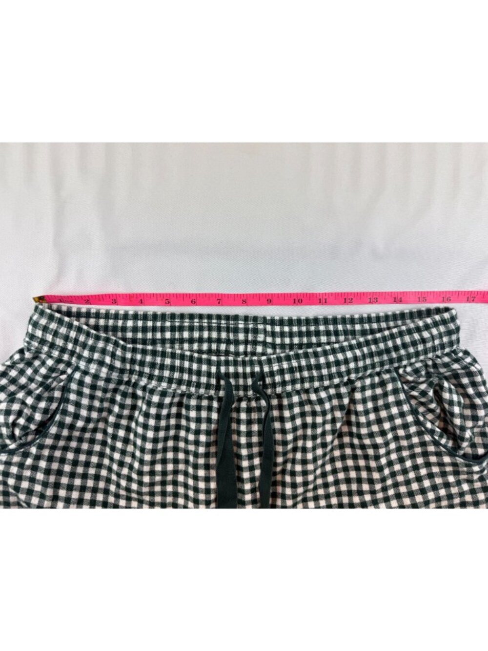 LAKE Men’s Flannel Piped Pants Set Pajamas Conifer Gingham XL - Picture 13 of 15